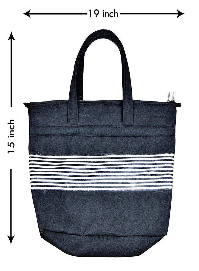 Luxansa حقائب تسوق متعددة الأغراض قابلة لإعادة الاستخدام من لوكسانسا، مصنوعة من القطن، حقيبة كتف، حقيبة خضراوات، حقيبة تسوق، حقيبة يد، حقيبة يد بمقبض، حقيبة جامعية للبنات، صديقة للبيئة بتصاميم أنيقة مطبوعة، قماش مقاوم للماء، بطانة داخلية من البوليستر، تصميم مزدوج الجوانب، مناسبة للسفر والشاطئ، للنساء - Image 5